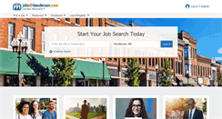 Desktop Screenshot of jobsinhenderson.com